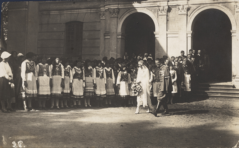 Fotografia ze ślubu Michała i Marii Zamoyskich