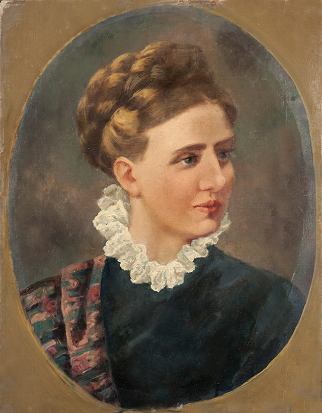 Janina Bobińska-Paszkowska, Portret Filipiny Płaskowickiej, Warszawa, 1952 r.; płótno, olej
