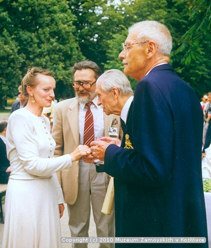 Marek Kszysztof Kaszycki z żoną oraz Jan Zamoyski i Adam Zamoyski
